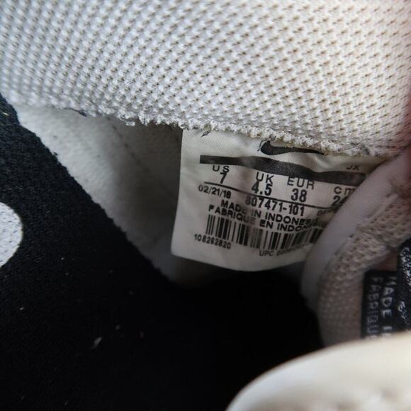 Nike Shoes Womens 7 Sneakers Classic Cortez Lifestyle White Black Leather Retro - Picture 13 of 13